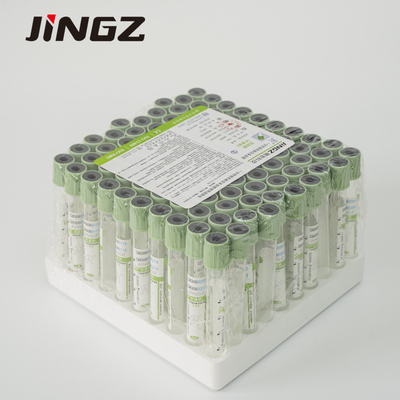 প্লাস্টিক রক্তের নমুনা সংগ্রহ টিউব 13×75mm 4ml সোডিয়াম হেপারিন ভ্যাকুটেইনার