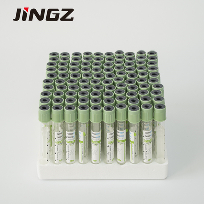 প্লাস্টিক রক্তের নমুনা সংগ্রহ টিউব 13×75mm 4ml সোডিয়াম হেপারিন ভ্যাকুটেইনার