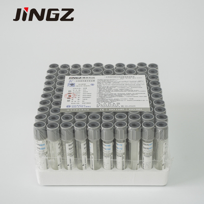 ফাস্টিং ব্লাড সুগার গ্লুকোজ টেস্টের জন্য 13×100mm ব্লাড এক্সট্রাকশন টিউব