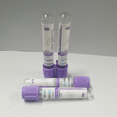 ক্লিনিকাল হেমাটোলজিতে গ্লাস ভ্যাকুয়াম 2ml EDTA টিউব Edta K3 ভ্যাকুটেইনার টিউব
