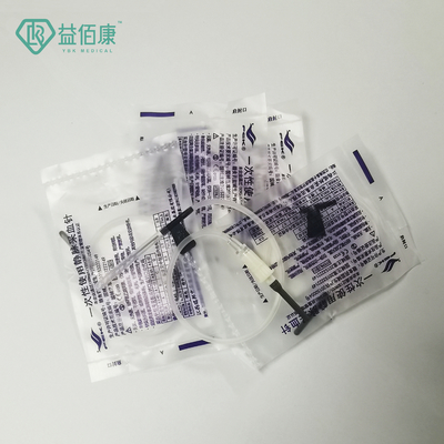 22G ব্ল্যাক ব্লাড কালেকশন বাটারফ্লাই নিডেল উইথ ওয়ান উইং ইন্ডিভিজুয়াল প্যাকেজ