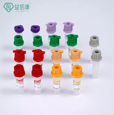 0.25ml 0.5ml 0.1ml পেডিয়াট্রিক ব্লাড ড্র টিউব নন ভ্যাকুয়াম ইডিটা ব্লাড টেস্ট টিউব
