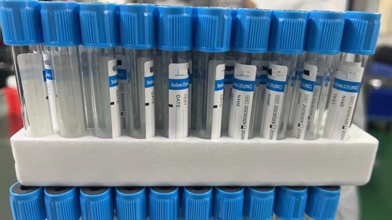 OEM 100pcs/র্যাক ব্লাড টেস্ট বোতল আসক্তি ক্লট অ্যাক্টিভেটর/সোডিয়াম সাইট্রেট/হেপারিন/ফ্লোরাইড