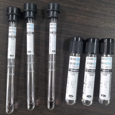 কালো ক্যাপ 1.6ml 1.28ml সোডিয়াম সিট্রেট 3.8% ESR টিউব রক্ত পরীক্ষা টিউব