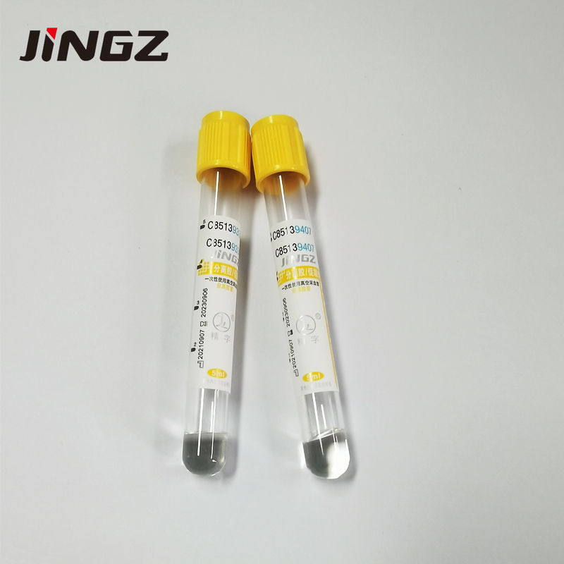 মেডিকেল পরীক্ষার জন্য CE 13*100mm Sst জেল ক্লট অ্যাক্টিভেটর টিউব গোল্ড টপ
