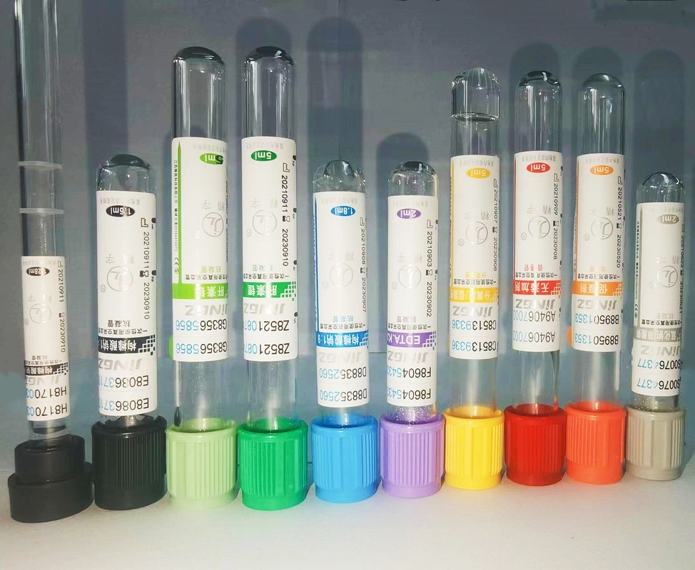 ভ্যাকুয়াম ব্লাড টিউব টাইপ 0.25-10ml ক্যাপাসিটি সাগর লেভেলের নন ভ্যাকুয়াম টিউব অনুযায়ী